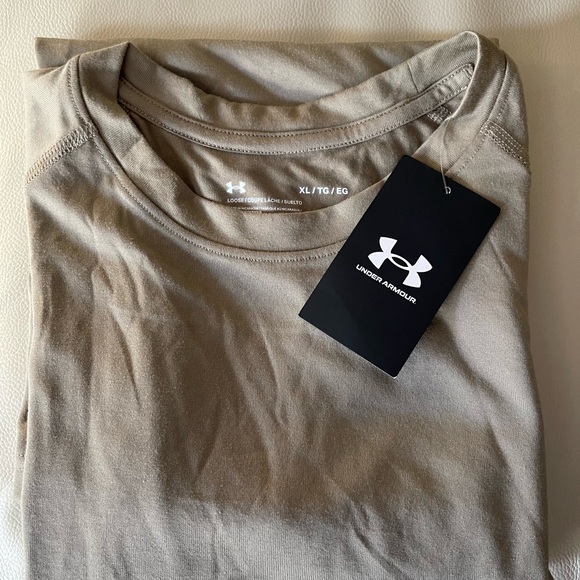 Under Armour Men's UA Tactical Tech™ Short Sleeve T-Shirt XL Brown NWT - Picture 2 of 7